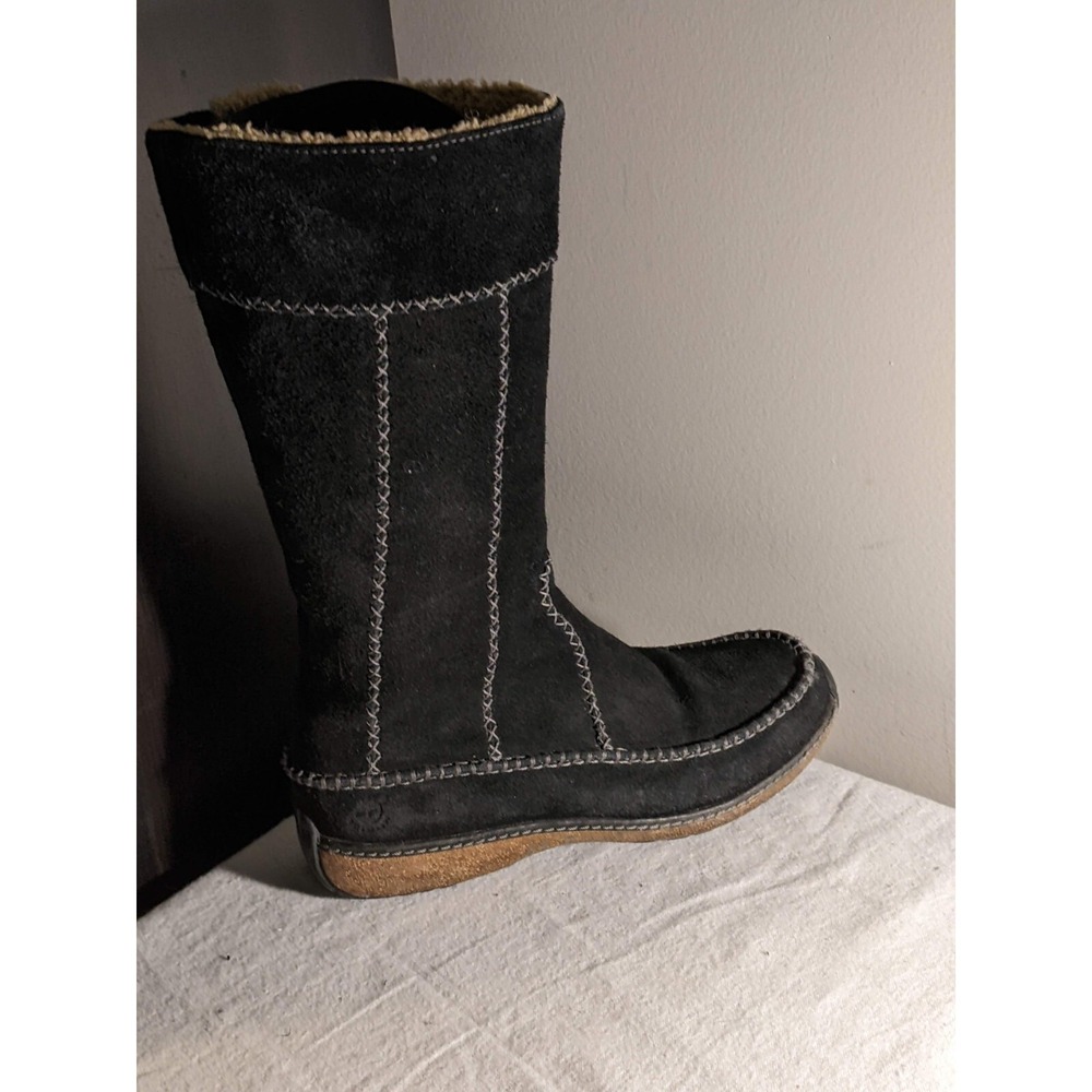 Timberland Fauna Waterproof Black Suede Boots Womens US 6 - Picture 5 of 8
